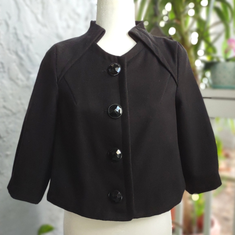 Forever 21 Twenty One Black Pea Coat Size S/P